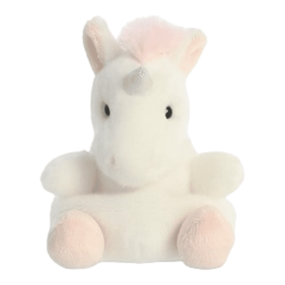 Palm Pals Sassy Unicorn Soft Toy made from recycled materials