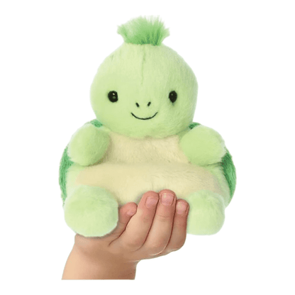 Palm Pals Tiny Turtle Soft Toy in palm of hand