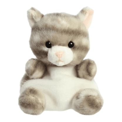 Palm Pals Silver Kitty Soft Toy made from recycled materials