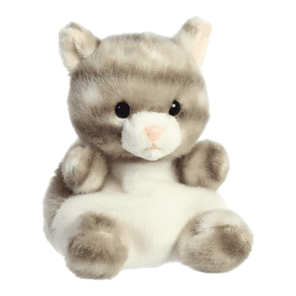 Palm Pals Silver Kitty Soft Toy suitable for all ages