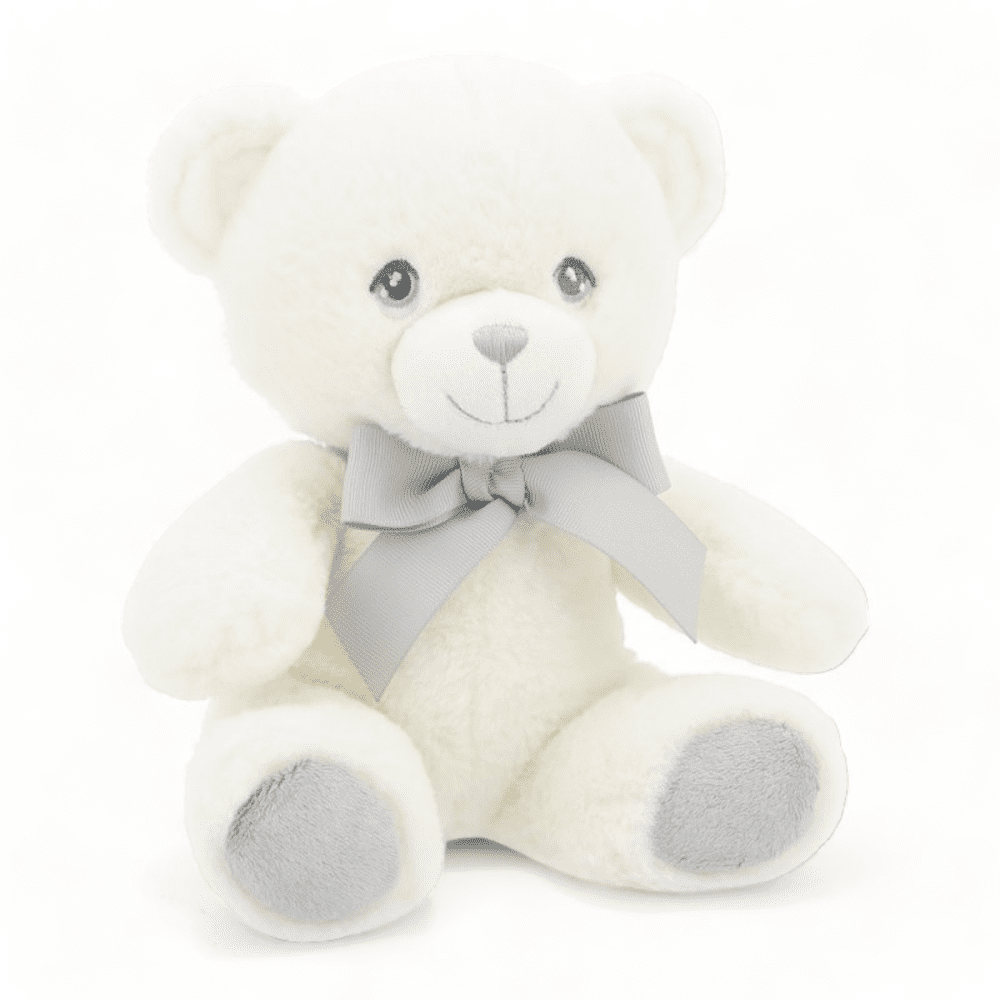 Keeleco Baby 20cm Teddy Bear eco-friendly plush toy in Grey