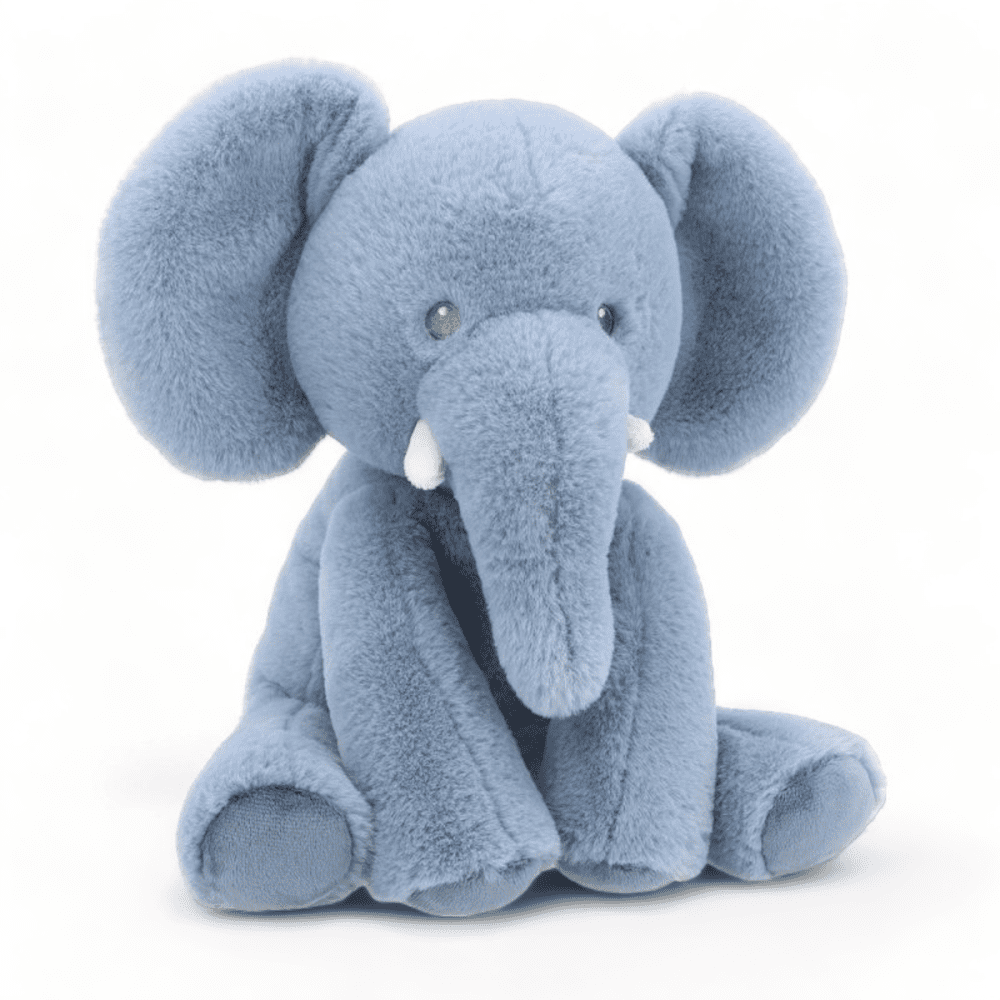 Ezra Elephant plush toy (25cm) Keeleco Baby