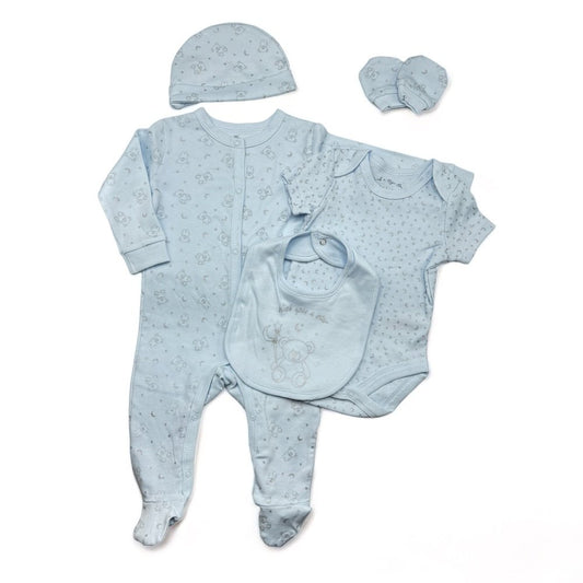 Wish Upon a Star" 5-Piece Layette Gift Set