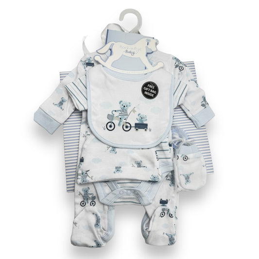 Teddy Bear Adventures" 6-Piece Layette Gift Set