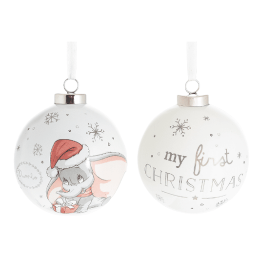 Disney Disney's Dumbo "My First Christmas" Ceramic Bauble Christmas Accessories 